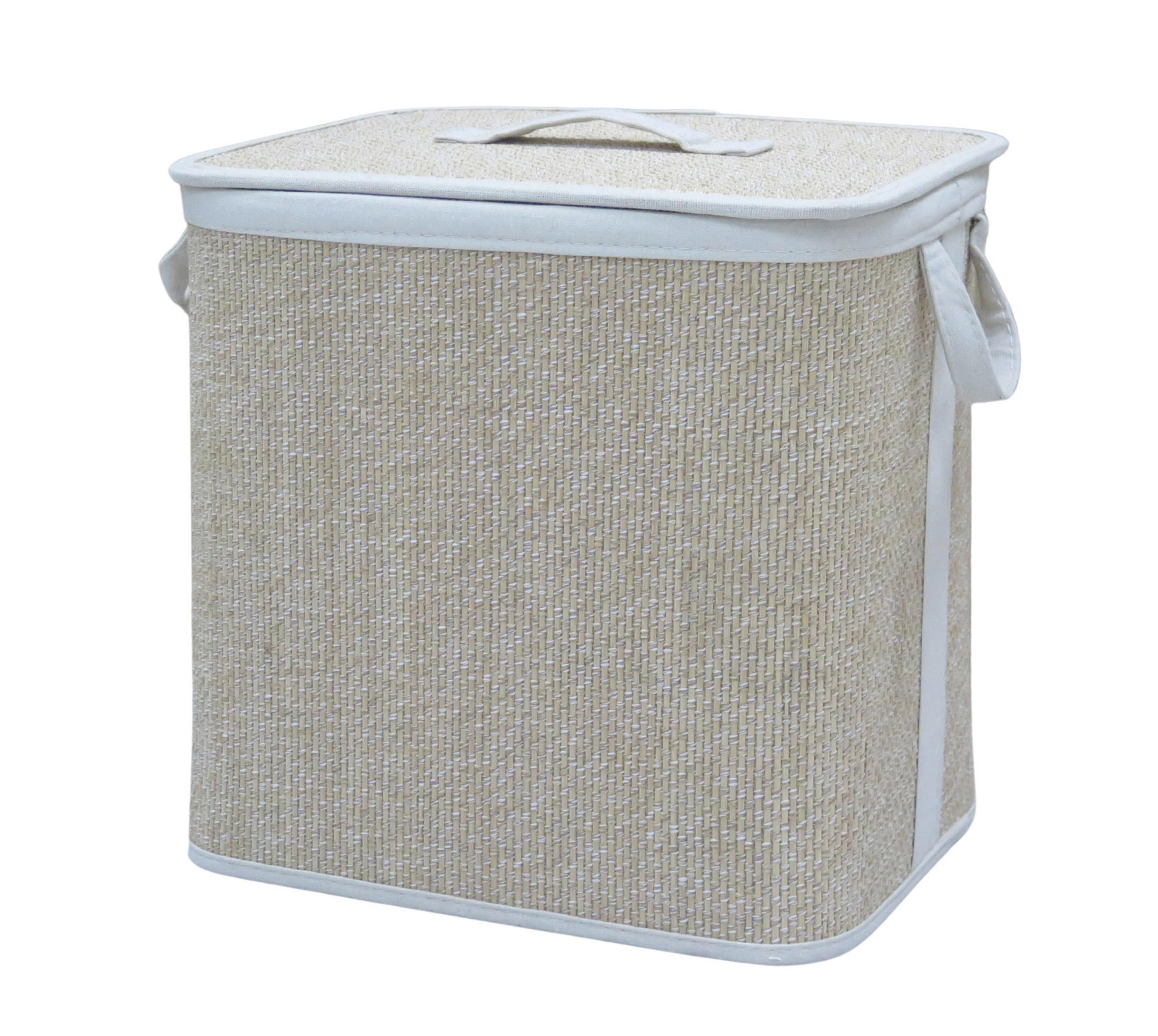 Coș de rufe Lotie - culoare natur, Modern, plastic/lemn (36/26/35cm) - Mömax