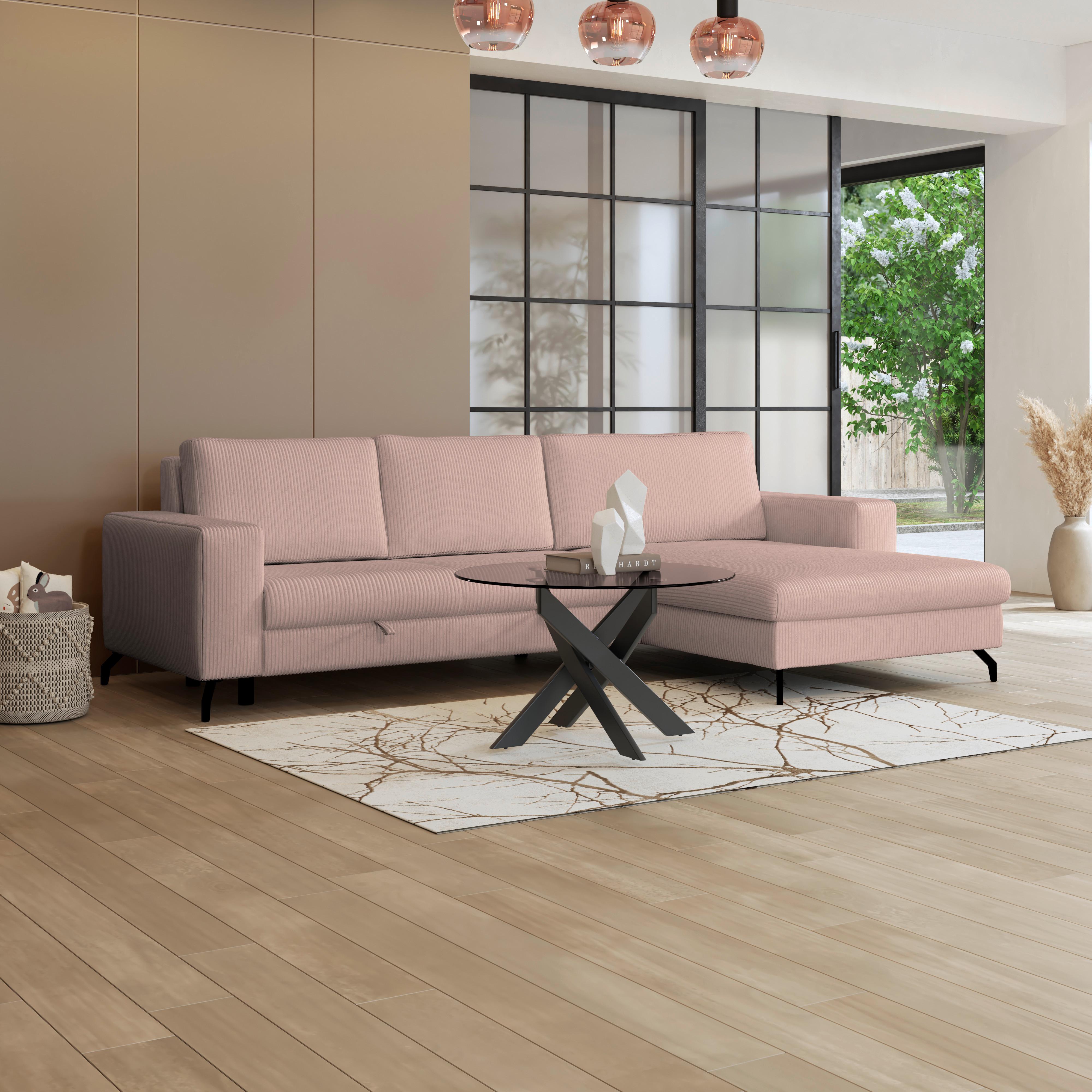 Coltar CLOUD - roz, Trend, textil (290/178cm) - Modern Living