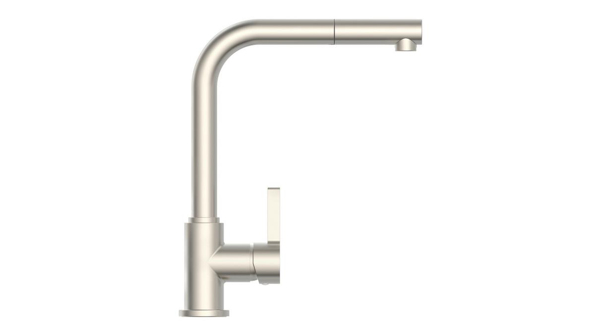 Küchenarmatur Sistant Oslo in Edelstahloptik - Edelstahlfarben, Basics, Metall (32cm) - Sistant