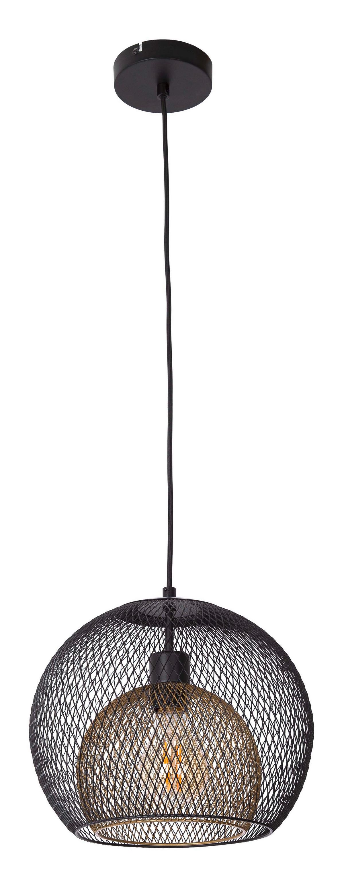 Viseća Svjetiljka Selina - crna, Design, metal (30/150cm) - Globo