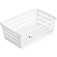 Korb Mimi Weiß - Weiß, Kunststoff (30,5/11/20cm) - Mömax modern living Korb Mimi Weiß - Weiß, Kunststoff (30,5/11/20cm) - Mömax modern living