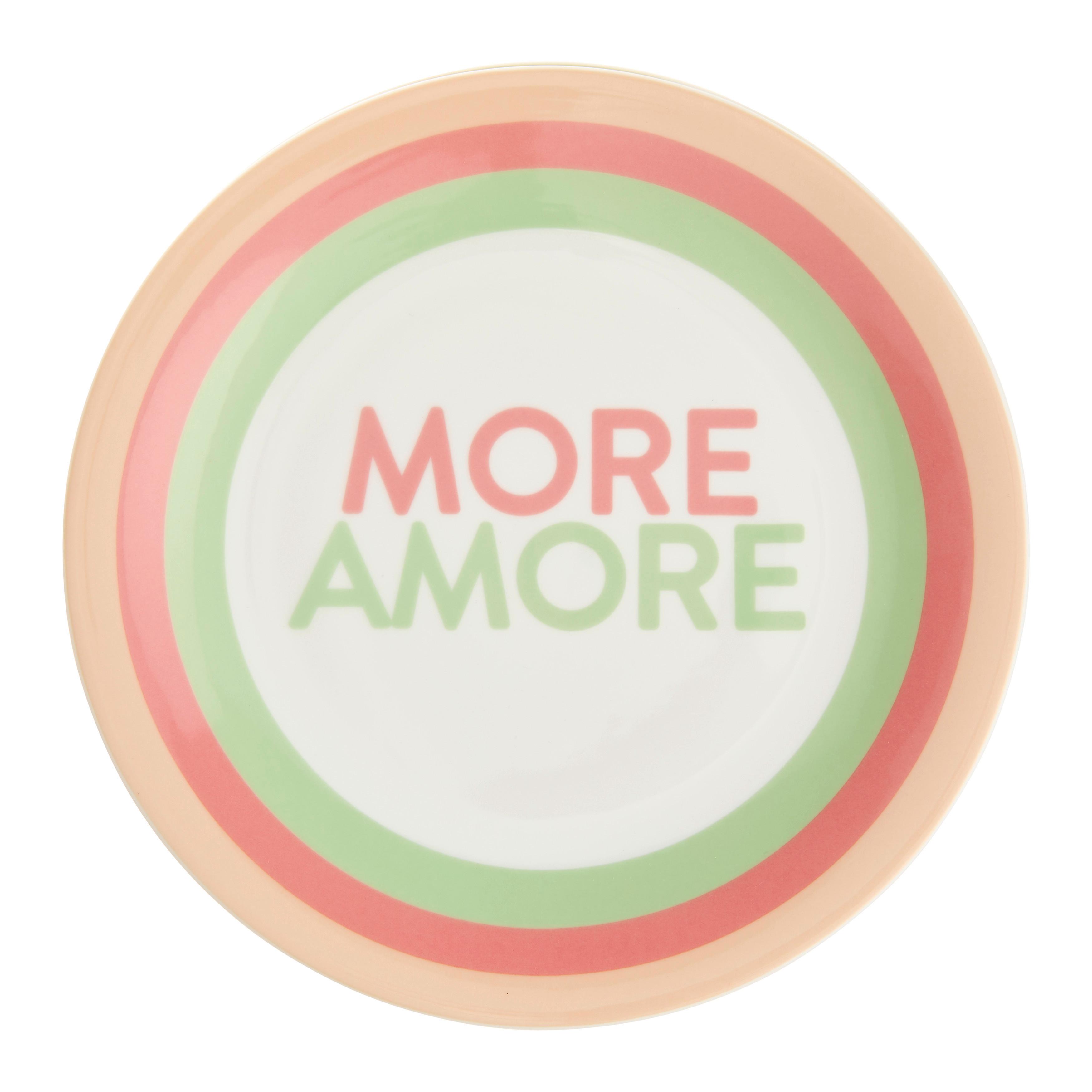 Dessertteller Candy Colors Multicolor Ø ca. 21cm - Rotbraun/Hellgelb, MODERN, Keramik (21/2cm) - Mömax