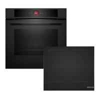 Backofenset HBDMATTBK1 Schwarz - Schwarz, MODERN, Glas/Metall (60cm) - Bosch