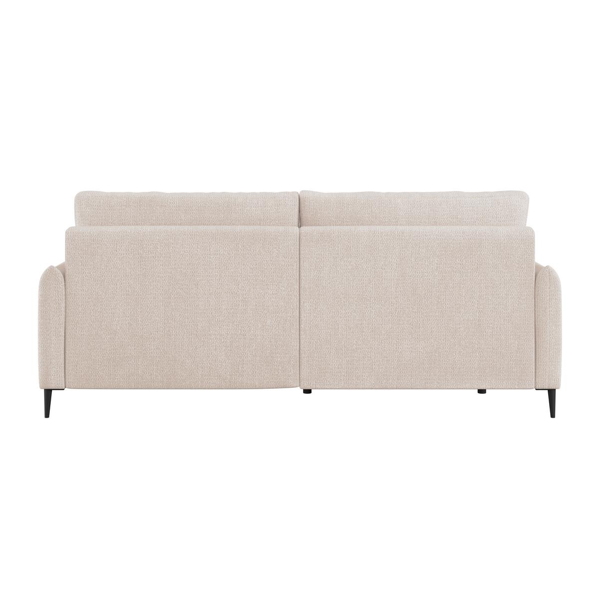 Kutna Garnitura Polis - crna/krem, Trend, tekstil/metal (221/142cm) - Ondega