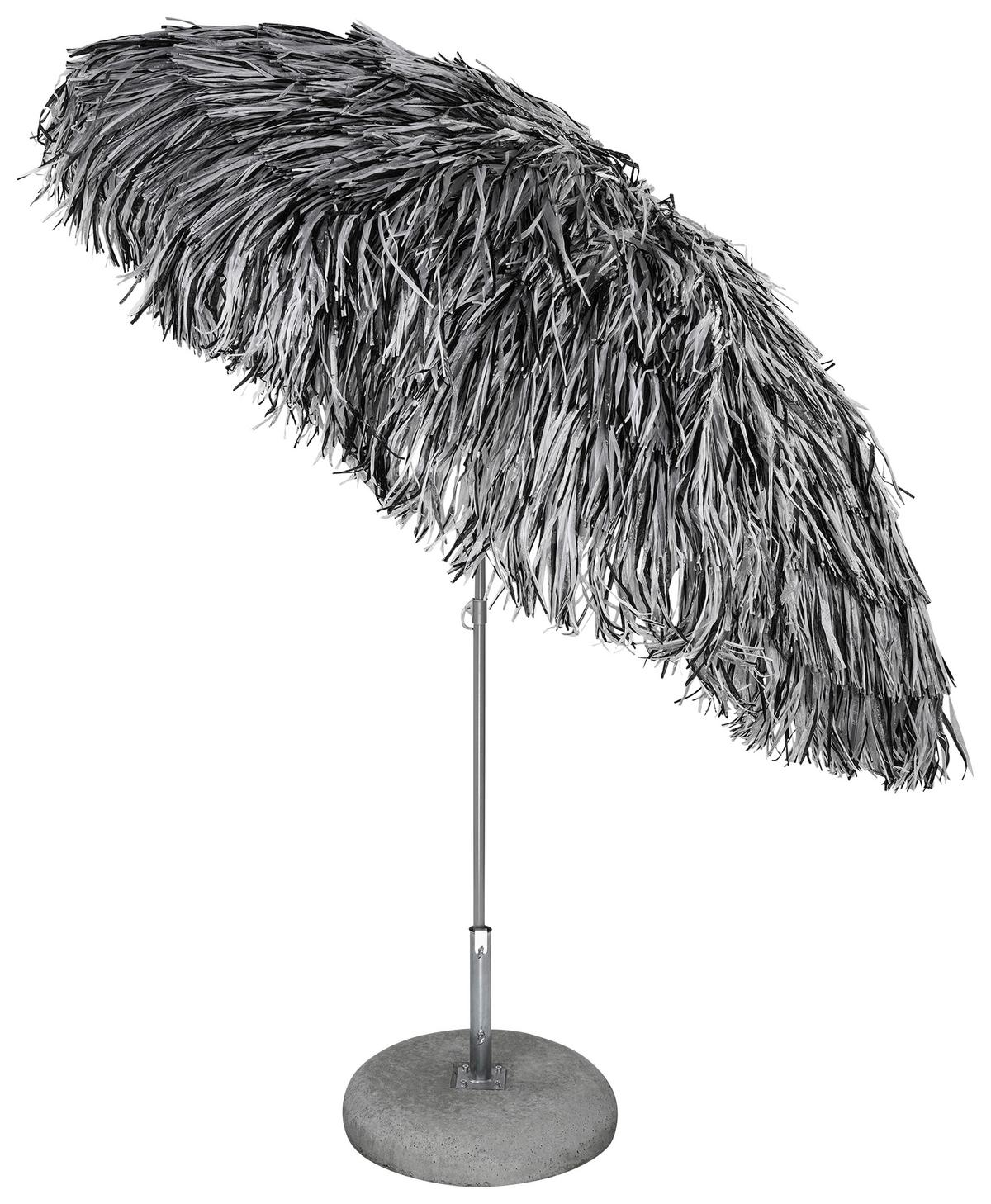 PARASOL PRZECIWSŁONECZNY HAWAII MIX - kolor srebrny/kolor aluminiowy, Design, metal/tkanina (200/200cm) - Jan Kurtz