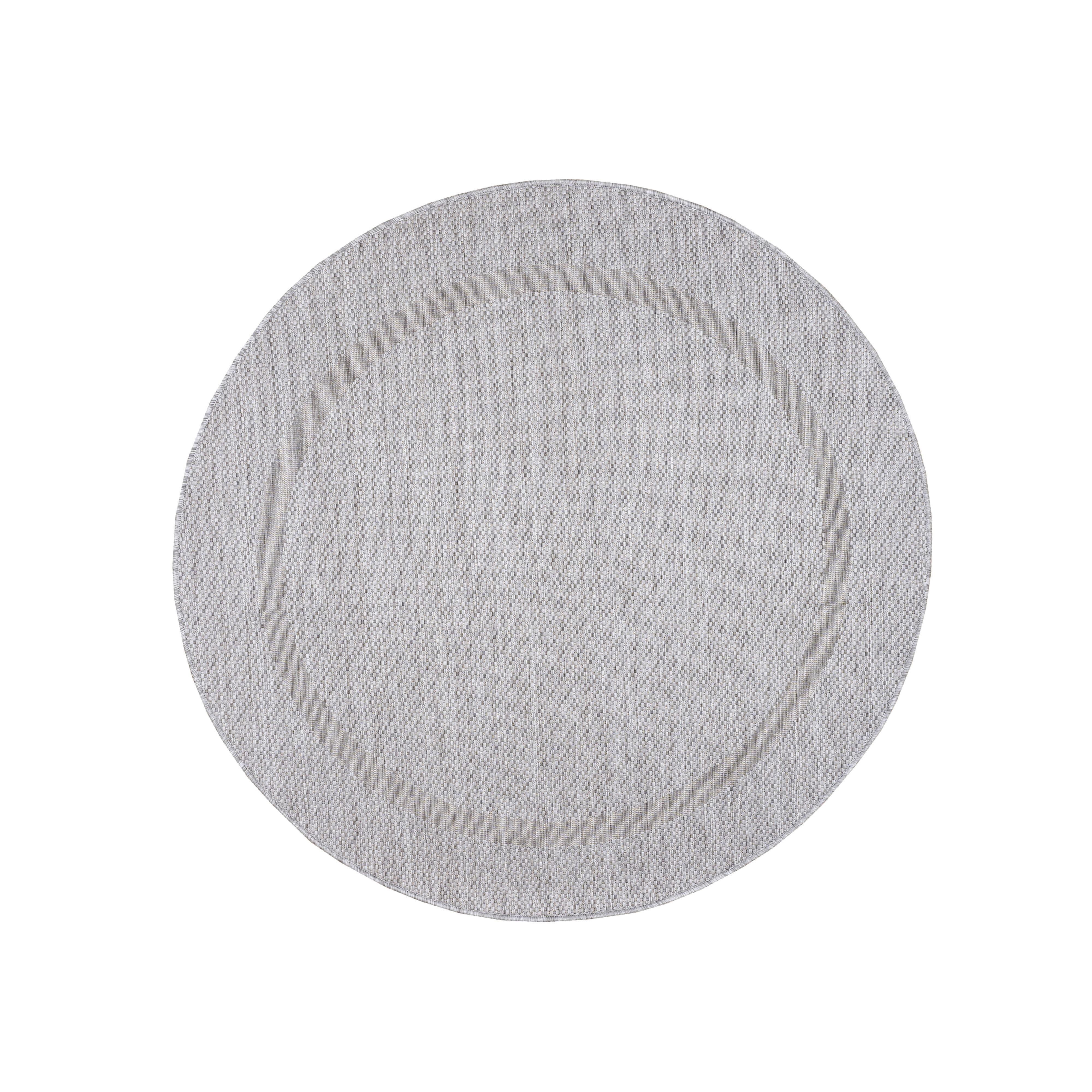 Ravno Tkana Preproga Relax, Srebrna, 200cm - srebrne barve, Basics, tekstil (200/200cm) - Novel