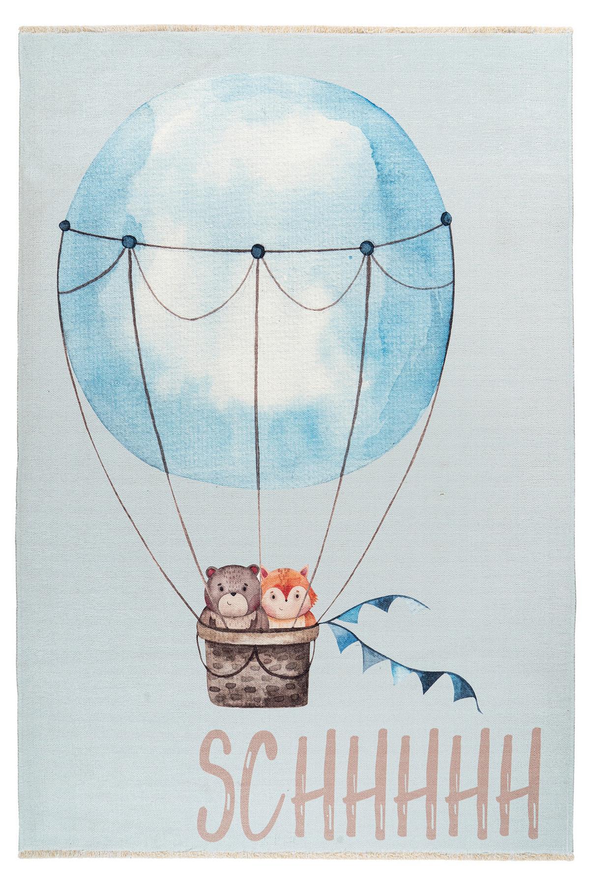 KINDERTEPPICH MY GRETA - Weiss/Grau, Trend, Textil (115/170cm) - Ben'n'jen