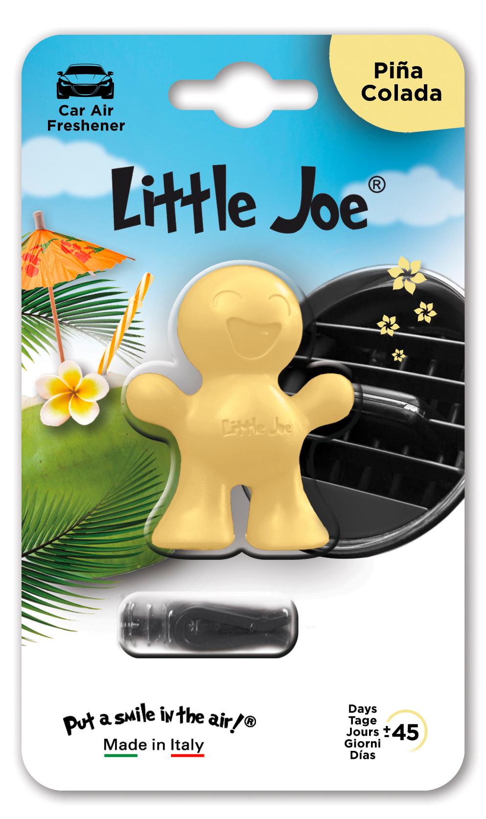 Autóillatosító Little Joe Pina Colada - világossárga, műanyag (2.6/14.5/8.5cm)