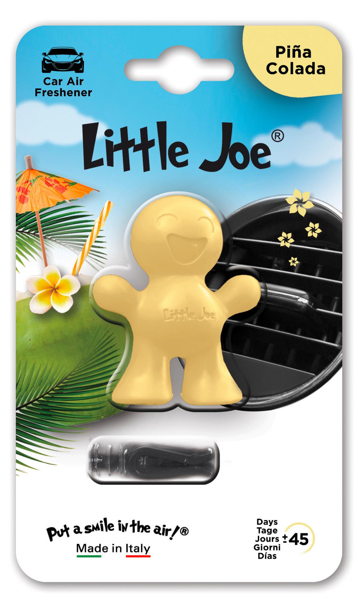 Autóillatosító Little Joe Pina Colada - világossárga, műanyag (2.6/14.5/8.5cm)