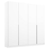 Ormar S Klasičnim Vratima Alabama - bijela/boje aluminija, Moderno, drvni materijal/metal (181/229/54cm) - Modern Living