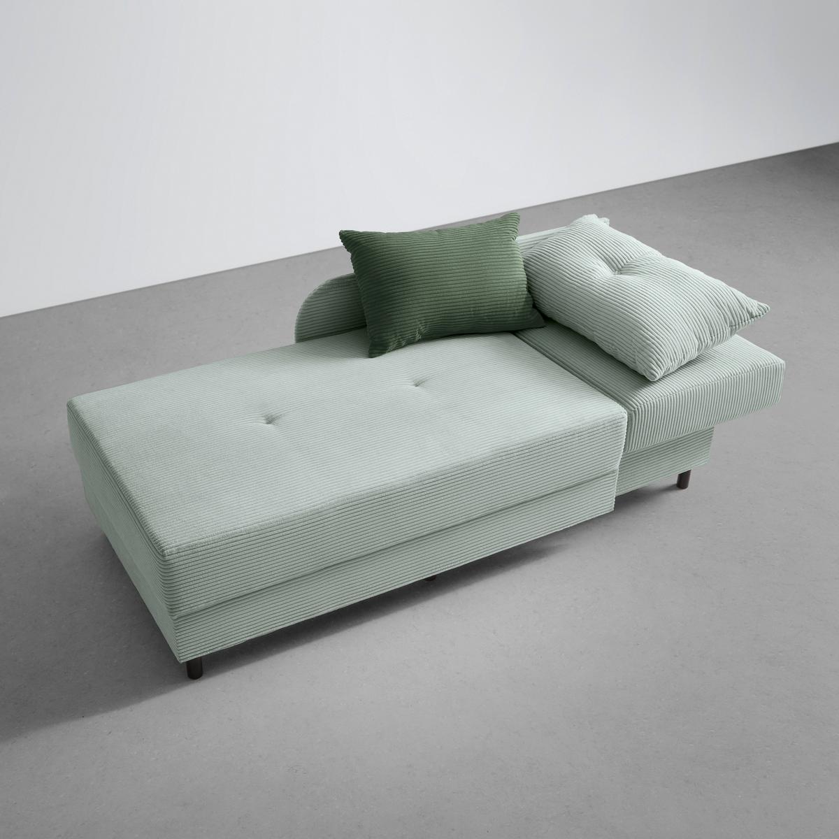 Liege Nova Grau - Schwarz/Grau, MODERN, Holz/Textil (145/62/85cm) - Mömax