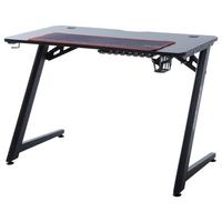 Gaming Tisch DX Racer 5 Schwarz - Schwarz, Design, Holzwerkstoff/Metall (111/75/60cm) - Dxracer