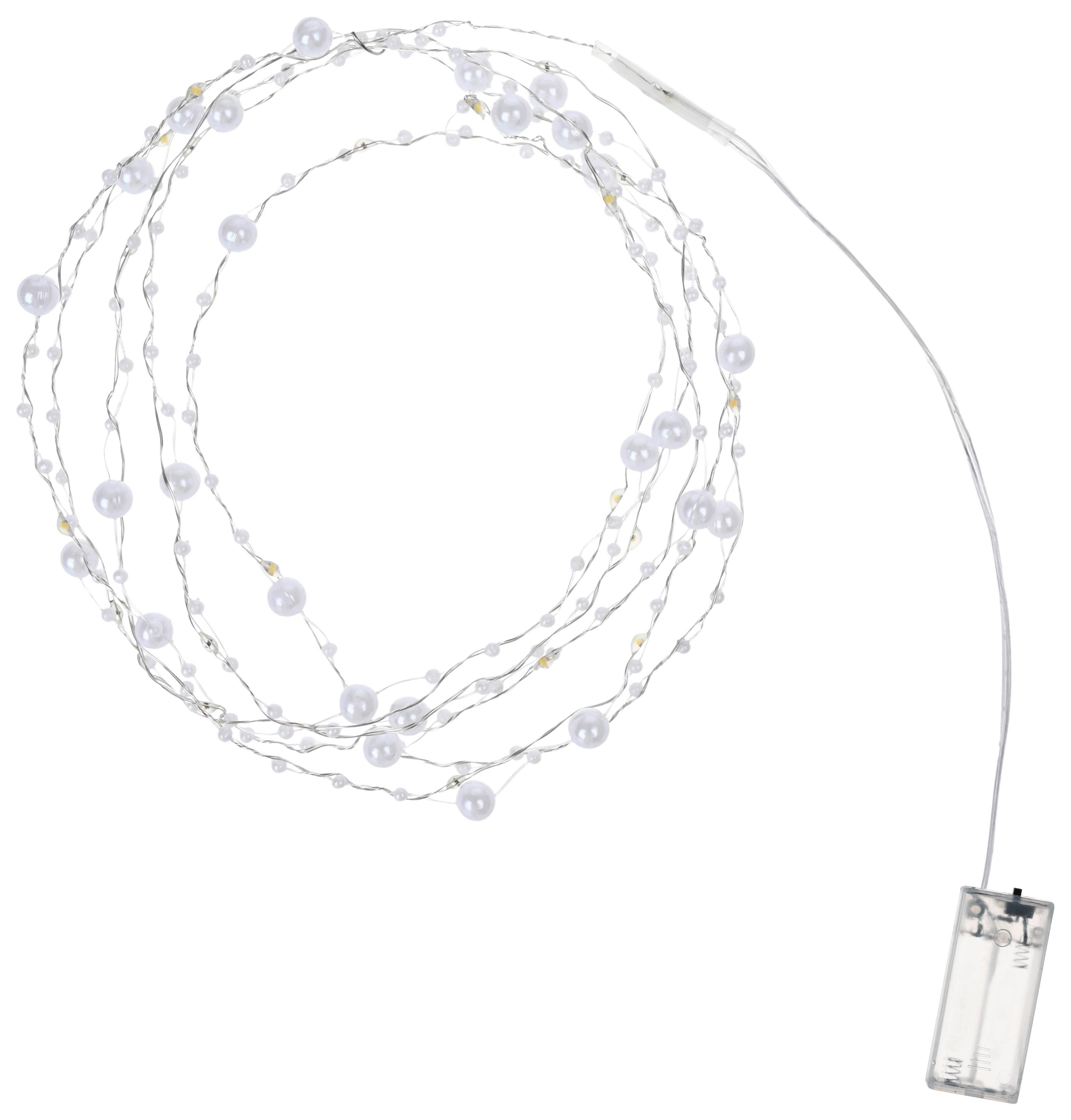 Lichterkette Shine Transparent - Transparent, Konventionell, Kunststoff/Metall (180cm) - Mömax