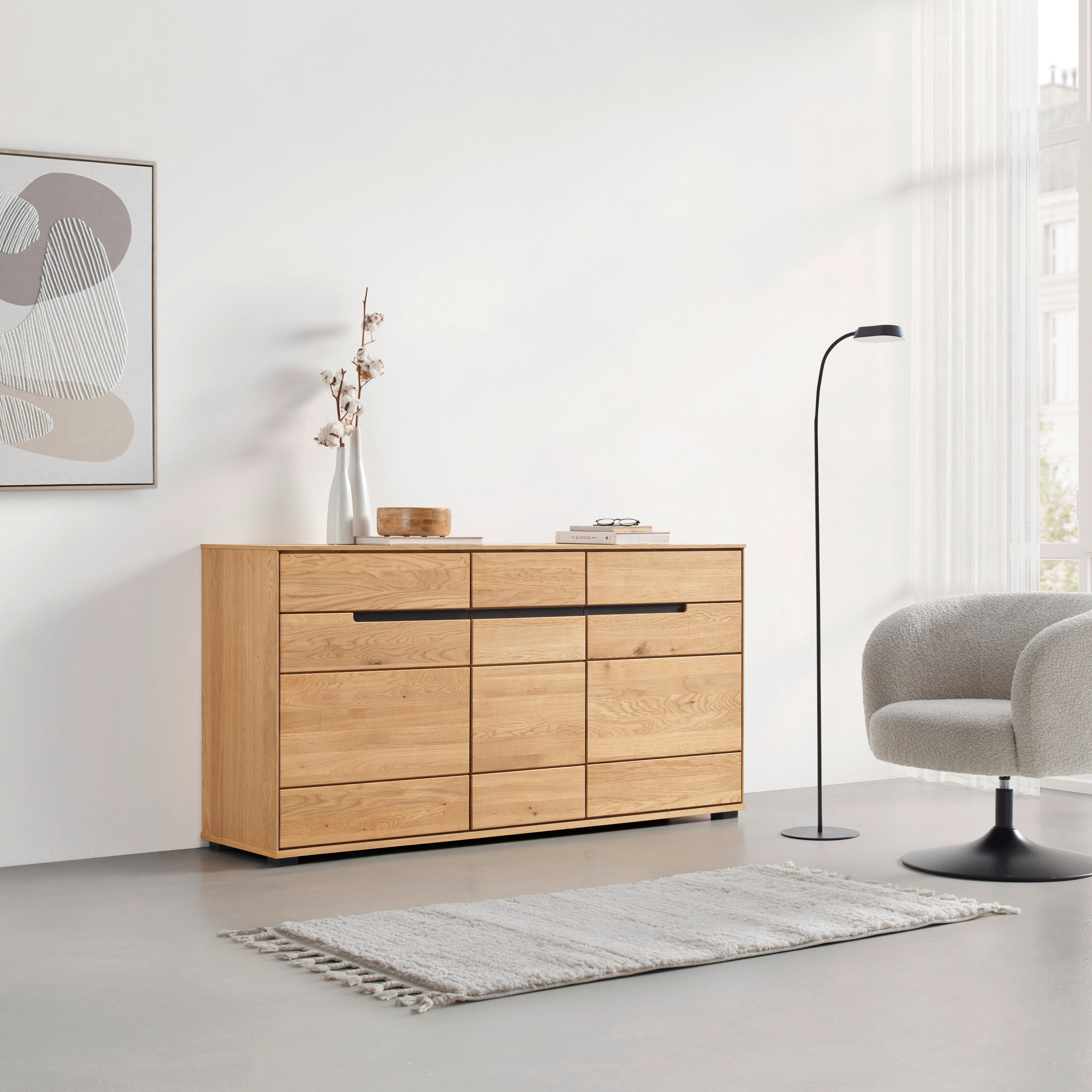 Sideboard Lola Wildeiche - Lifestyle, Holz/Kunststoff (162,5/82,5/40,5cm) - ecoTree