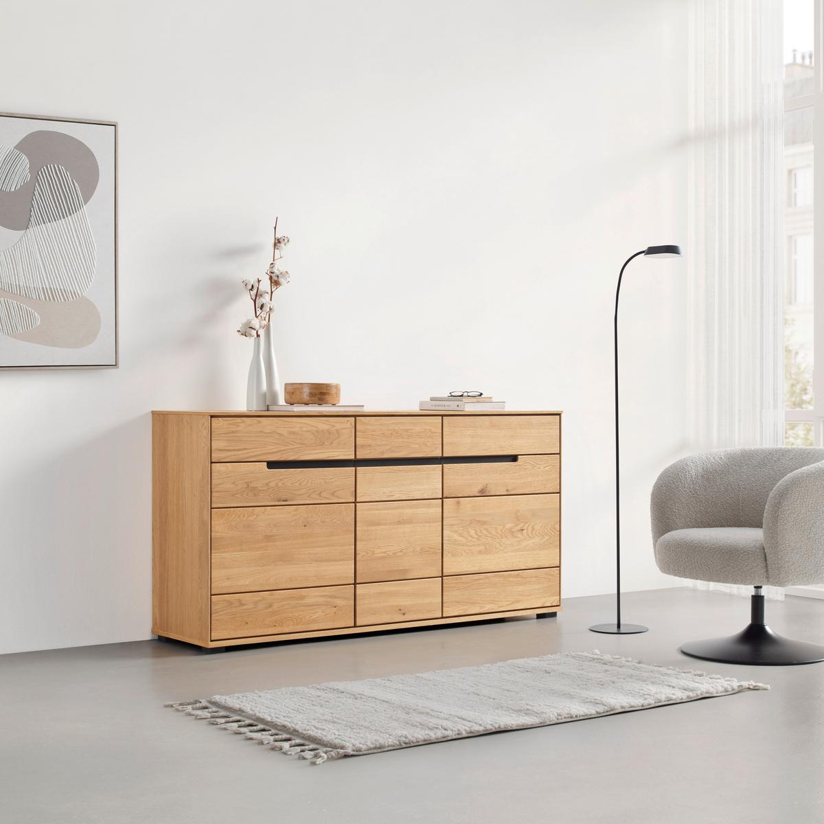 Sideboard Lola Wildeiche - LIFESTYLE, Holz/Kunststoff (162,5/82,5/40,5cm) - ecoTree