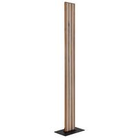 Led Svjetiljka Podna 67347s  Hayden - tamno smeđa/crna, Design, drvni materijal/metal (30/18/140cm) - Globo