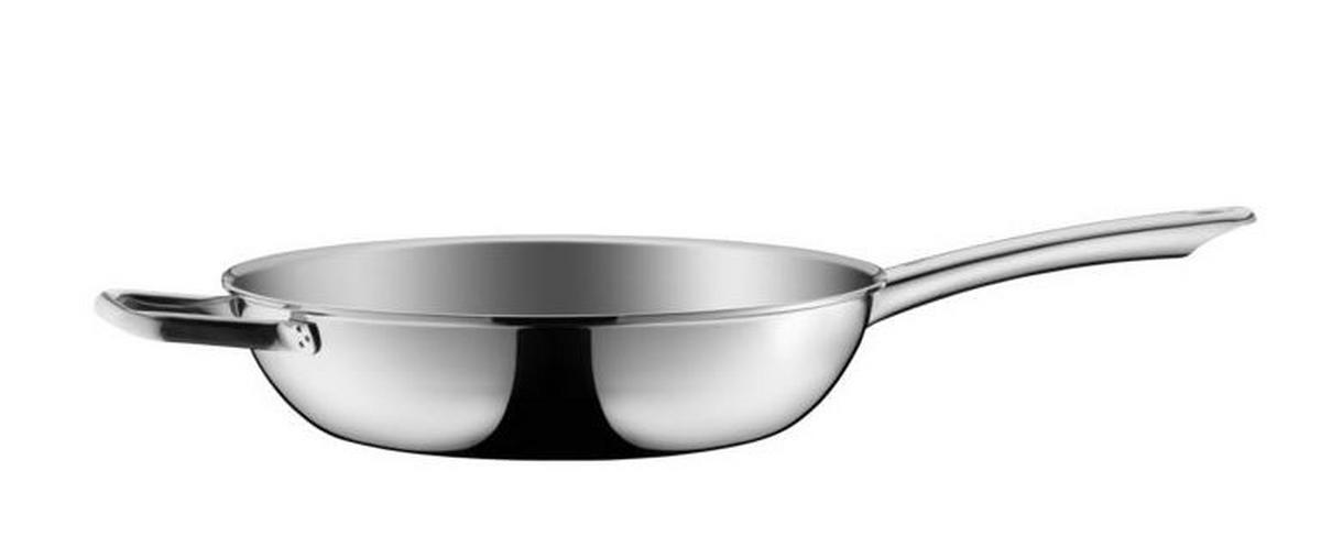 PATELNIA DO SMAŻENIA 1756486411 WMF - kolor srebrny/czarny, metal (28cm) - WMF