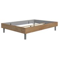 Posteljni Okvir Easy, Barva Hrasta, 140x200 - Moderno (140/200cm) - Mömax
