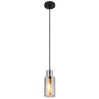 SUSPENSION 15708H - noir, Basics, métal/verre (10/120cm) - Globo