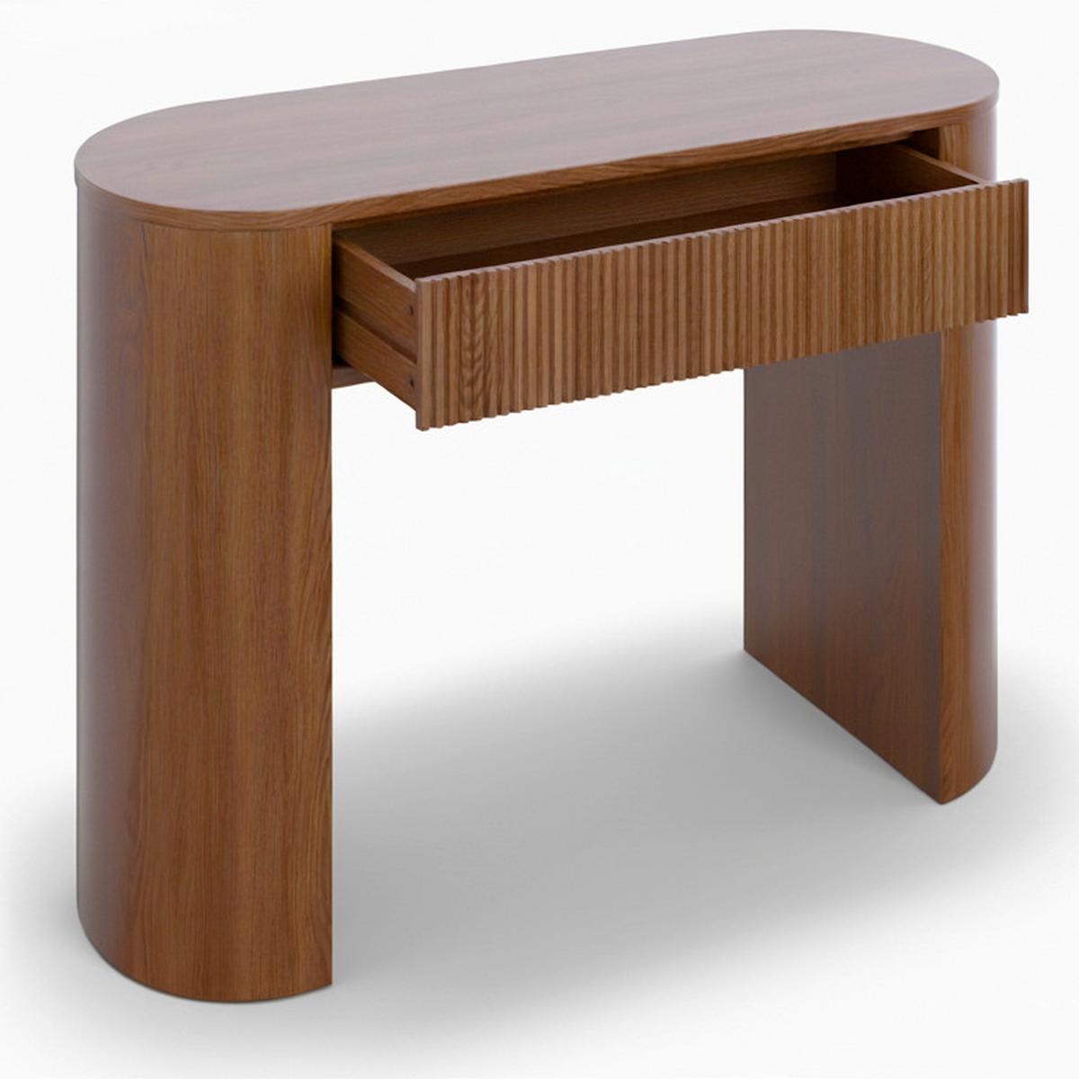 Konsolentisch Noah Walnussfarben MDF - Walnussfarben, MODERN, Holzwerkstoff (112/79/40cm) - Bessagi Home