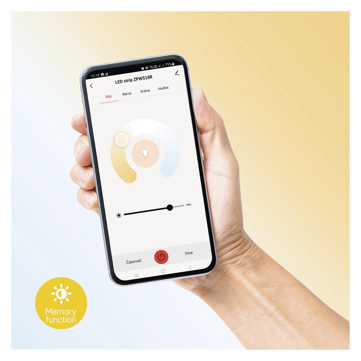 Led Szalag Gosmart  Kb. 5m - többszínű, Basics, műanyag (500cm)