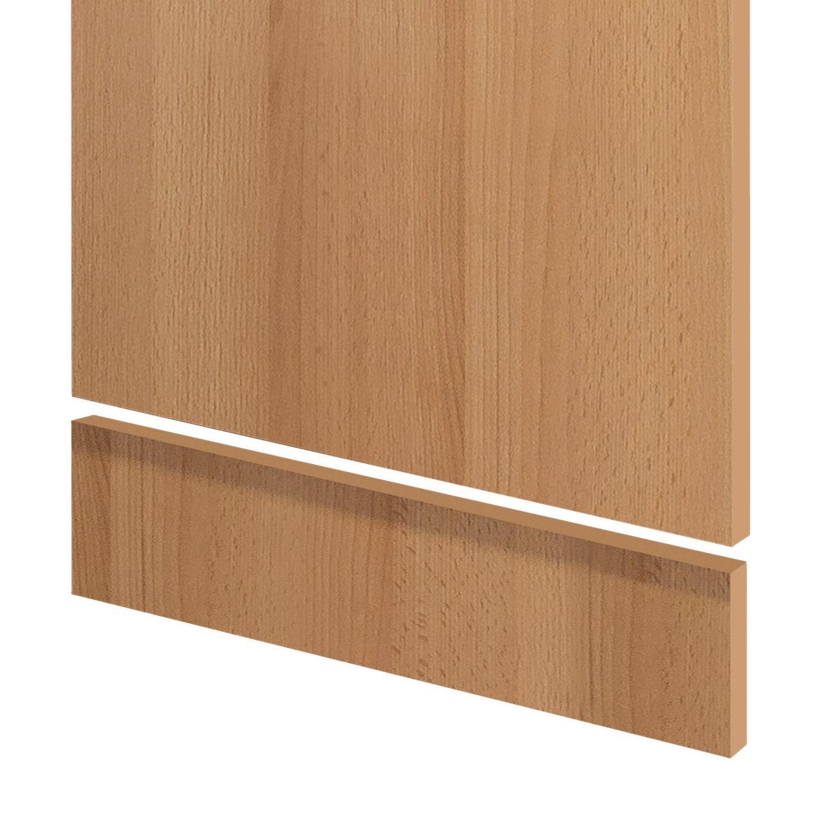 Küchenunterschrank in Buchefarbe 'Nano' - Beige/Buchefarben, MODERN, Holzwerkstoff (110/85/60cm) - FlexWell