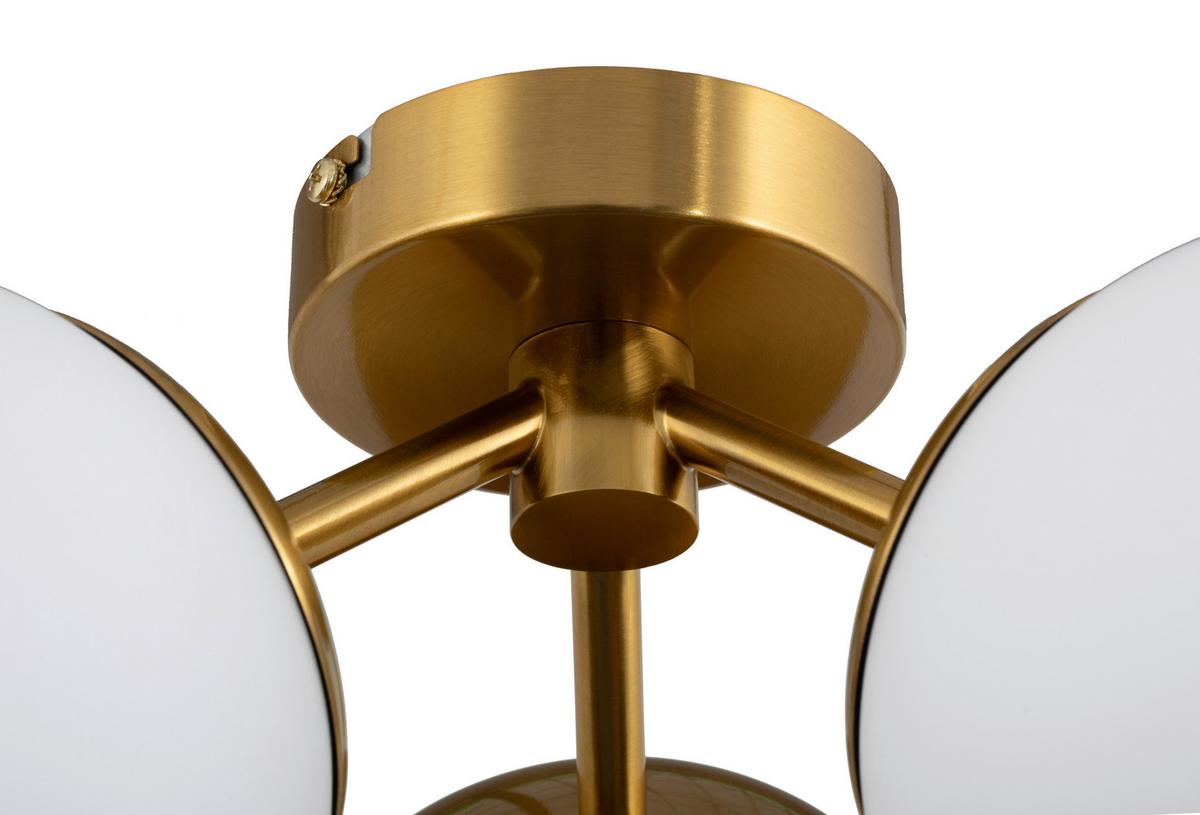 LAMPA SUFITOWA PINA - biały, Trend, metal/szkło (35/20cm) - Novel