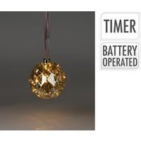 LED Díszlámpa Diamond Ball - Üveg (15cm)