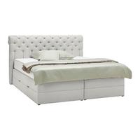 Boxspringbett Belano Grau ca. 180x200cm - Grau, Konventionell, Holz/Holzwerkstoff (180/200cm) - Premium Living