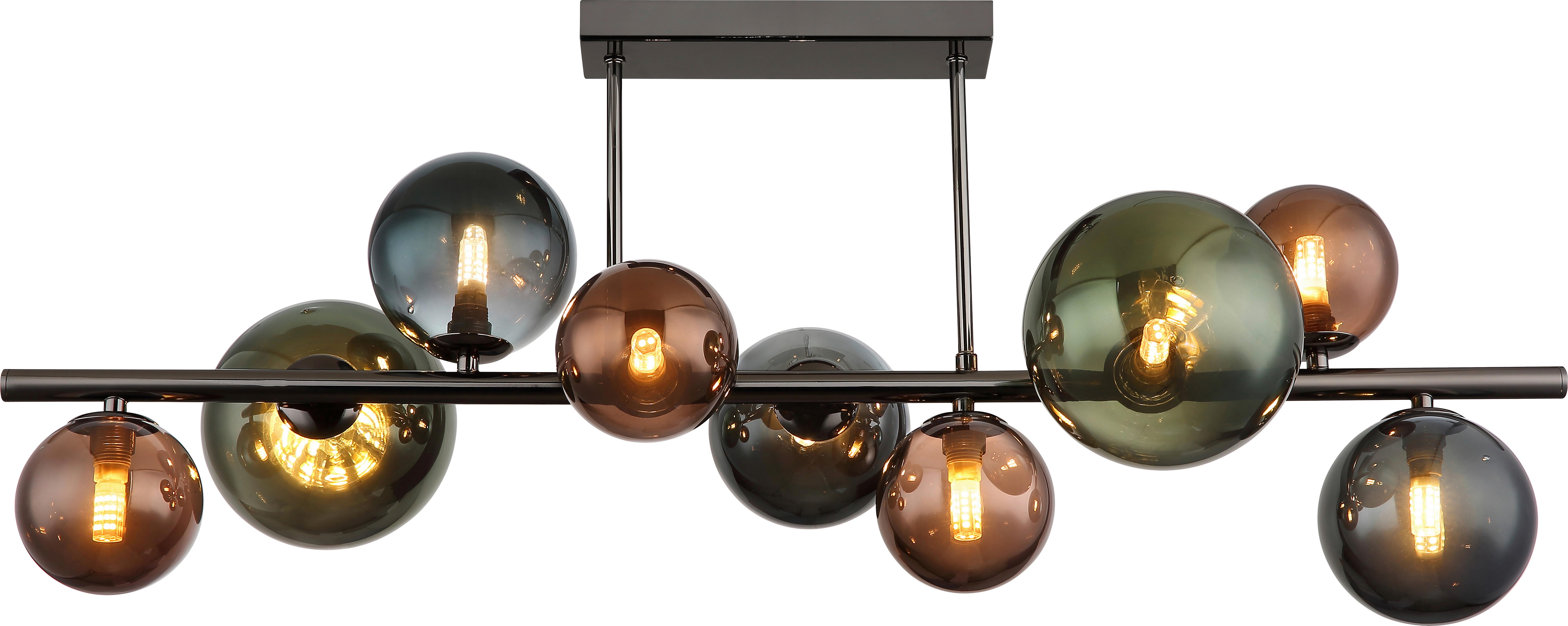 LAMPA SUFITOWA LULA - szary, Design, metal/szkło (87/30/38cm) - Collett's Monde