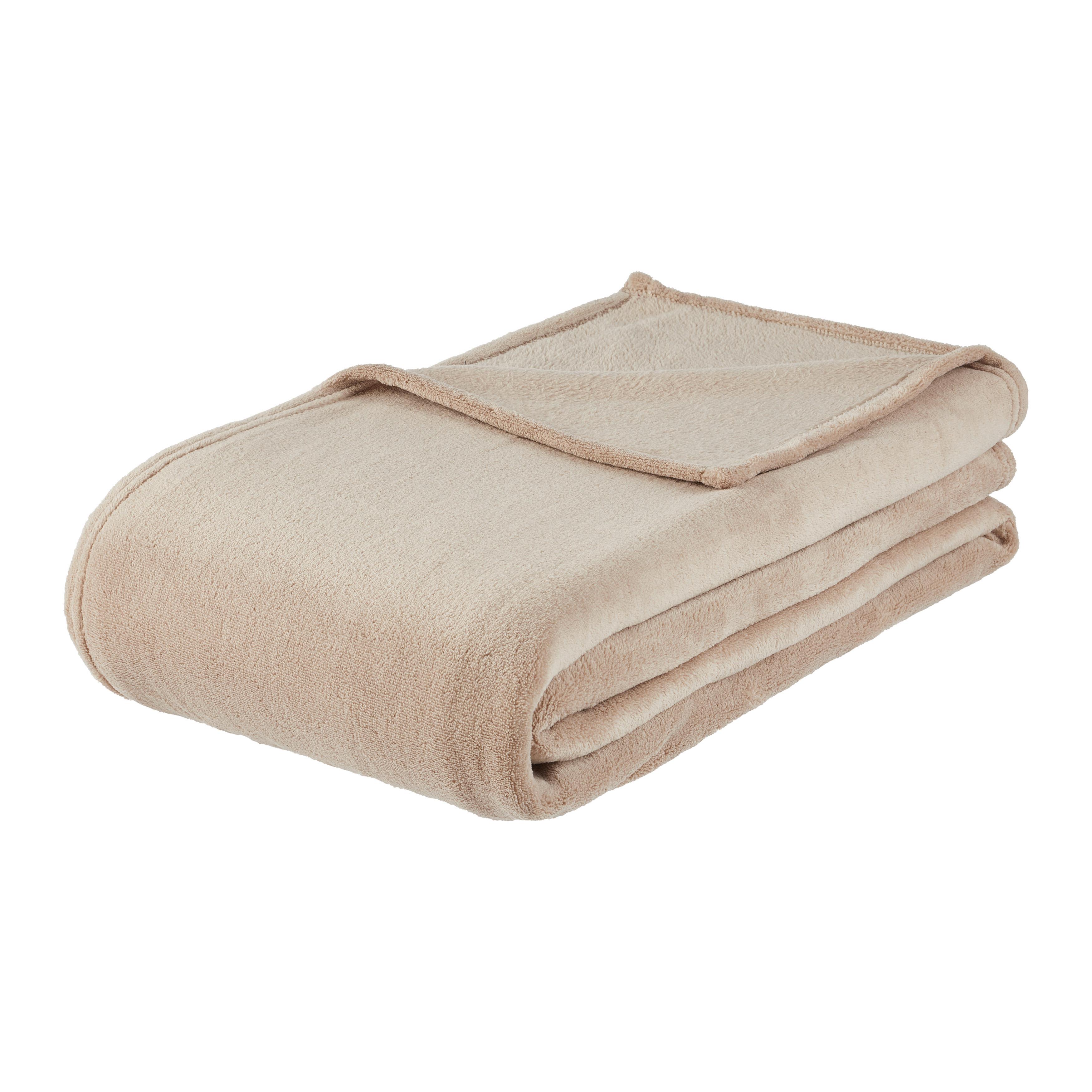 KUSCHELDECKE LUKAS XL - Hellbraun, Konventionell, Textil (180/200cm) - Mömax