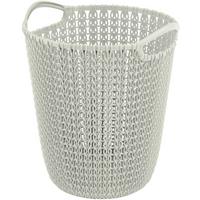 Papírkosár Knit - krém, műanyag (23.9/27.2/23.1cm) - Curver