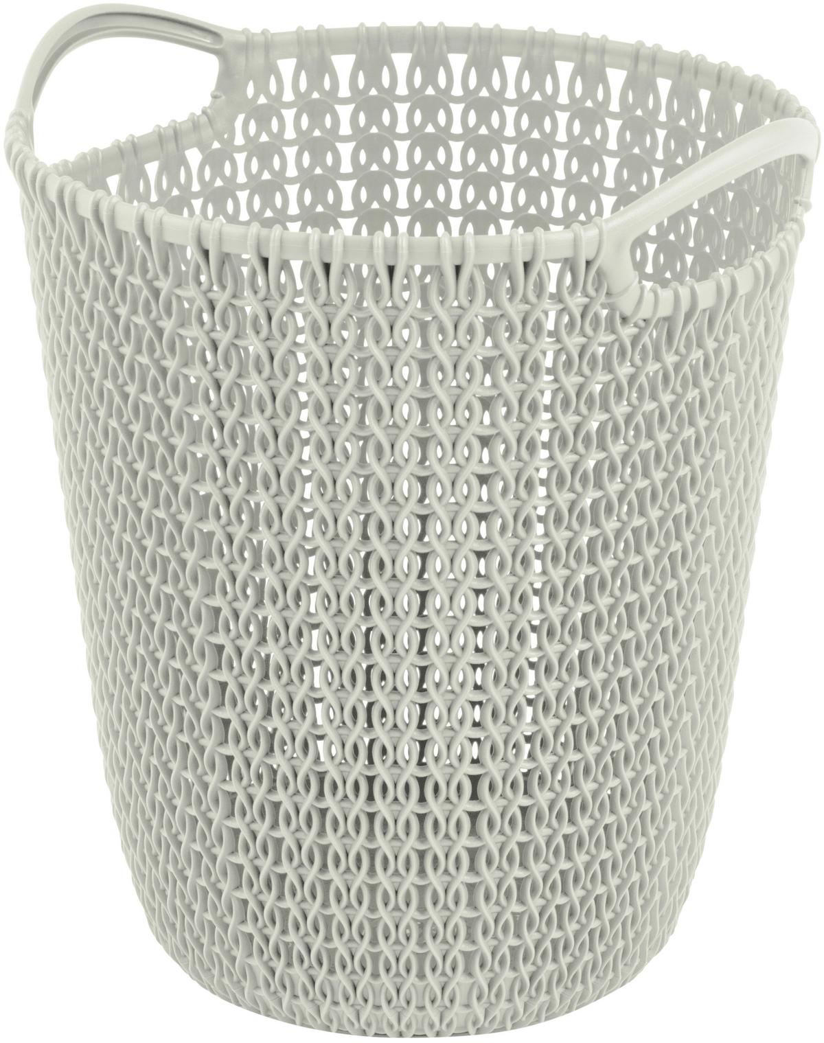 Papírkosár Knit - krém, műanyag (23.9/27.2/23.1cm) - Curver