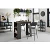 BARBORD DANDY - ek Artisan/svart, Modern, trä/plast (115/50/108cm) - Mömax