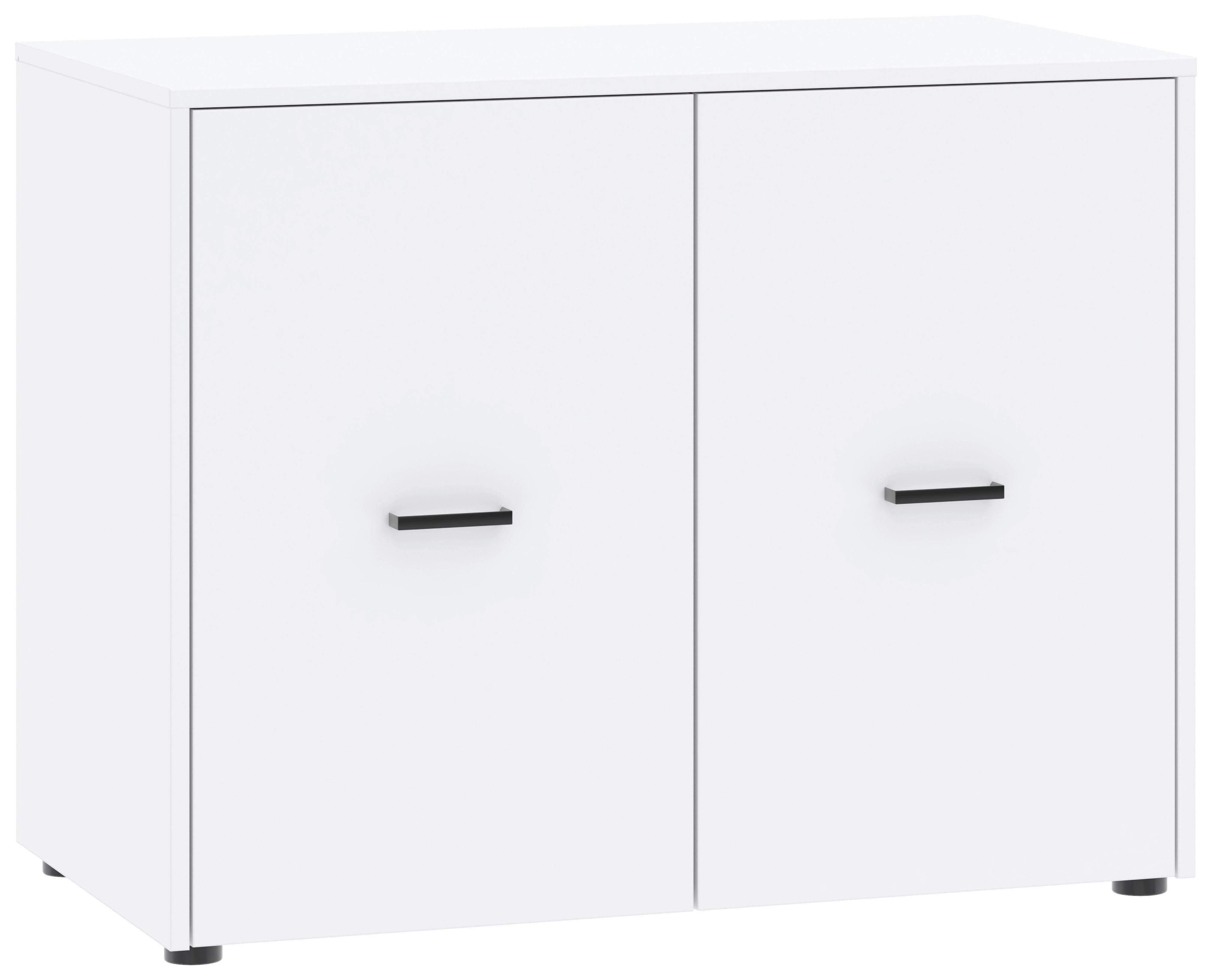 Dulap Inferior Incorporabil Kivo - alb, Modern, material pe bază de lemn (90/69,8/52,1cm) - Modern Living