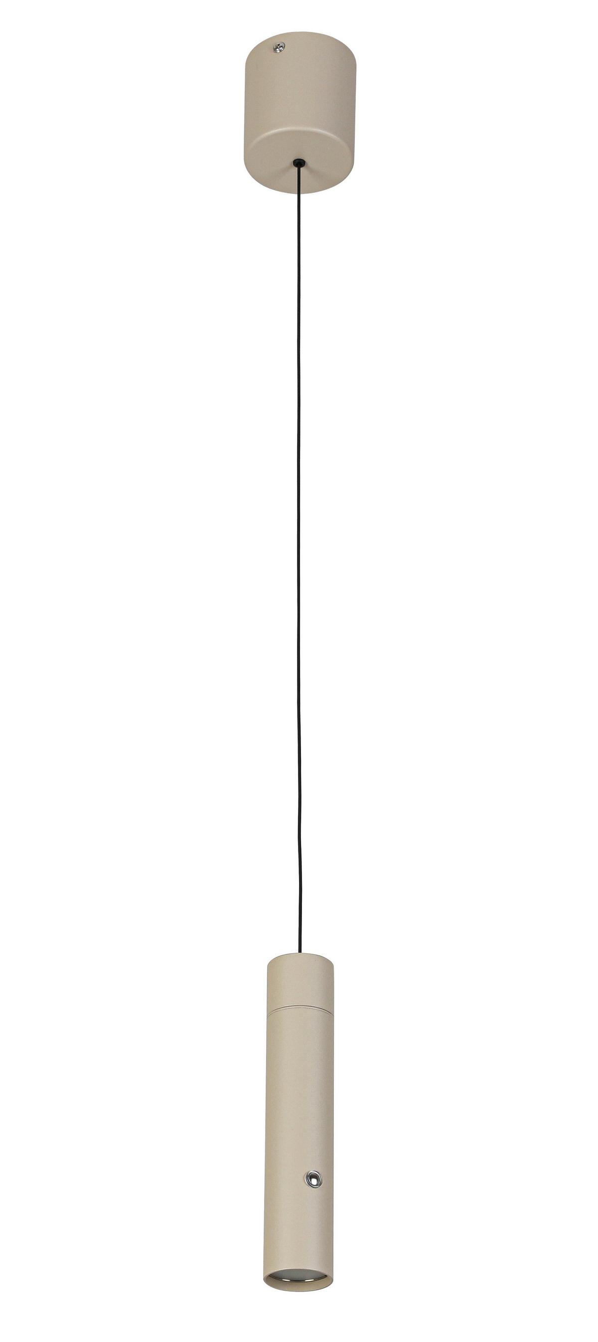 Viseča Svetilka Suso - peščene barve, Moderno, kovina/umetna masa (3,8/3,8/150cm) - Mömax