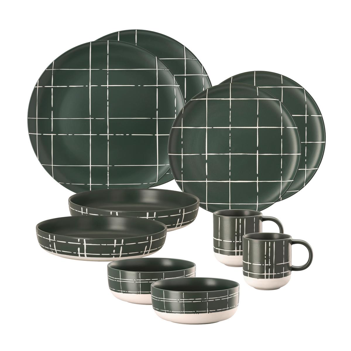 SERWIS OBIADOWO-ŚNIADANIOWY FUN KARO ROSENTHAL - różnokolorowy, Design, ceramika (41/28,3/28cm) - Thomas