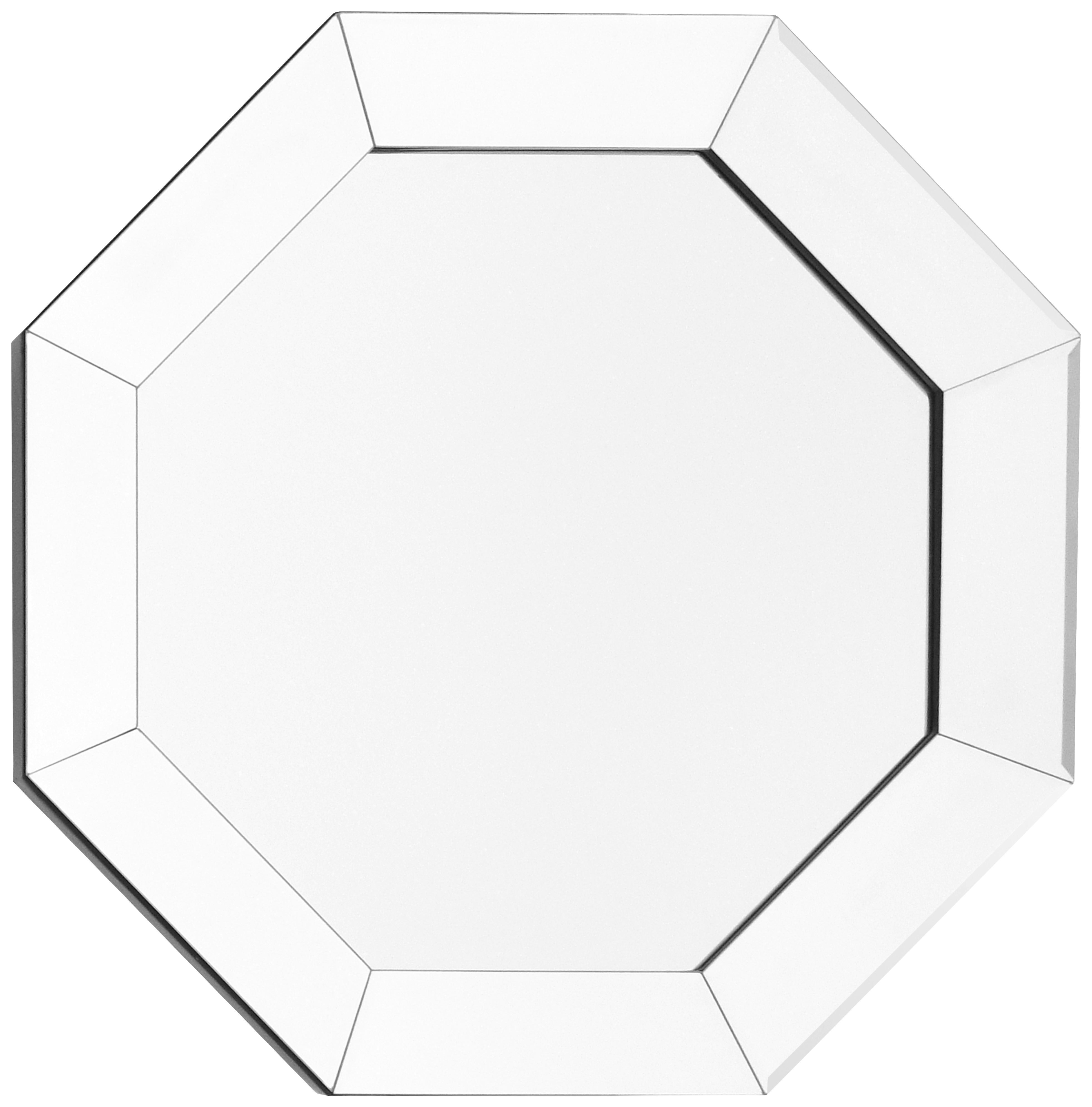 WANDSPIEGEL KRONOS 110 SILBER - Silberfarben, Basics, Glas/Holzwerkstoff (60/60/4cm) - Kayoom