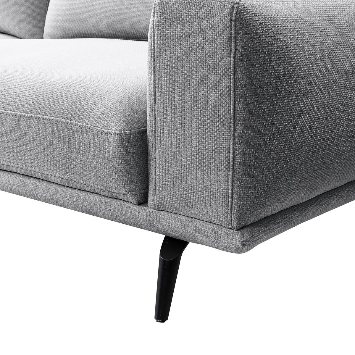 Canapea cu 2 locuri SELENE - gri, Modern, textil (202/89/115cm) - MID.YOU