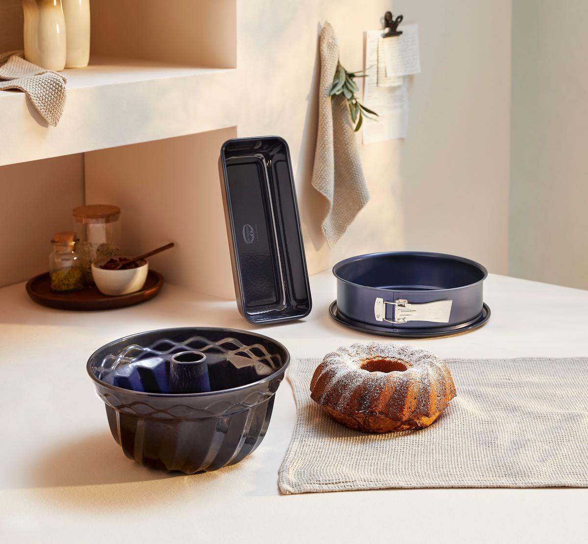 ZESTAW FORM DO PIECZENIA 8885 - ciemnoniebieski, Basics, metal - Dr.Oetker