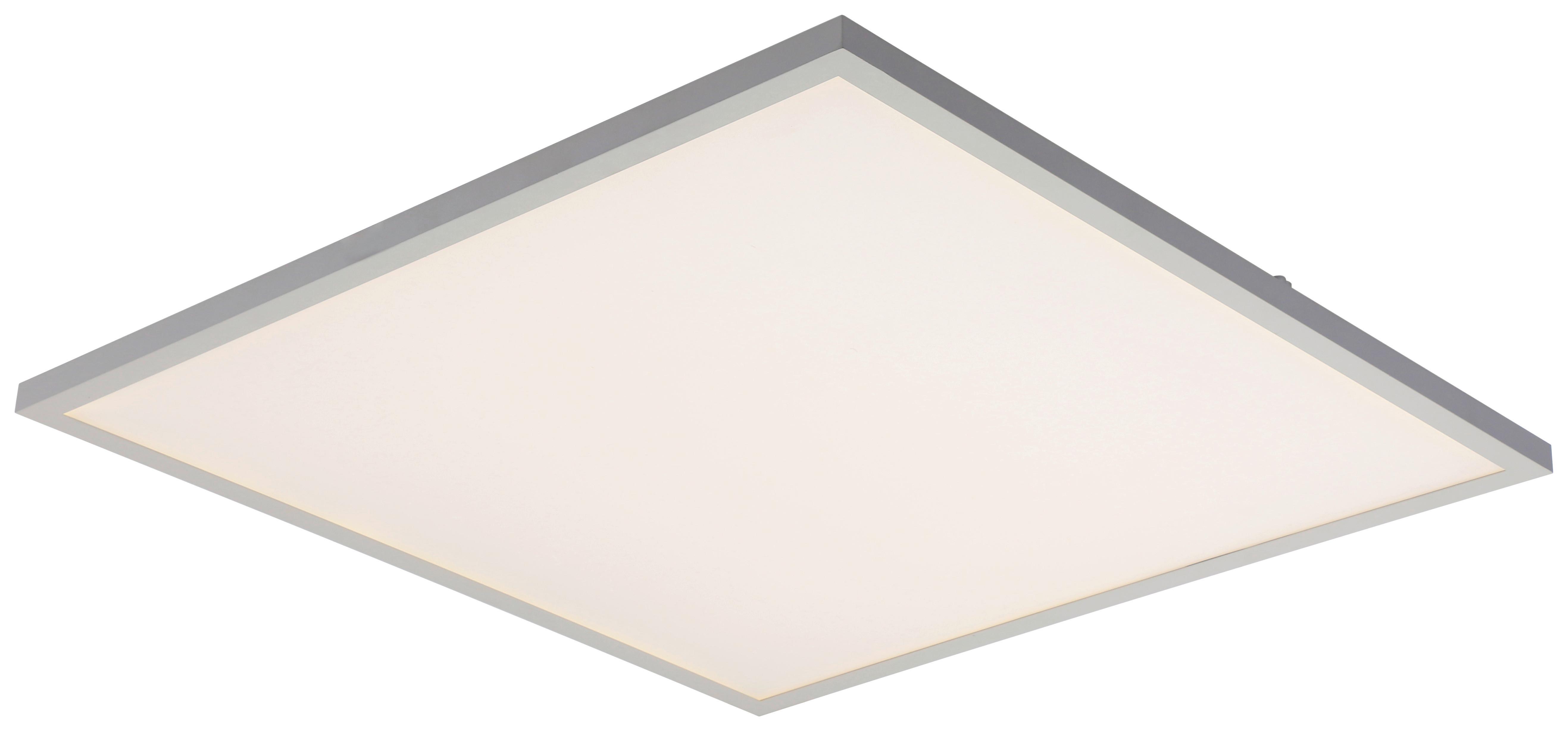 LED Mennyezeti Lámpa Cornelius - fehér, Modern, műanyag/fém (59,5/59,5/8cm) - Premium Living