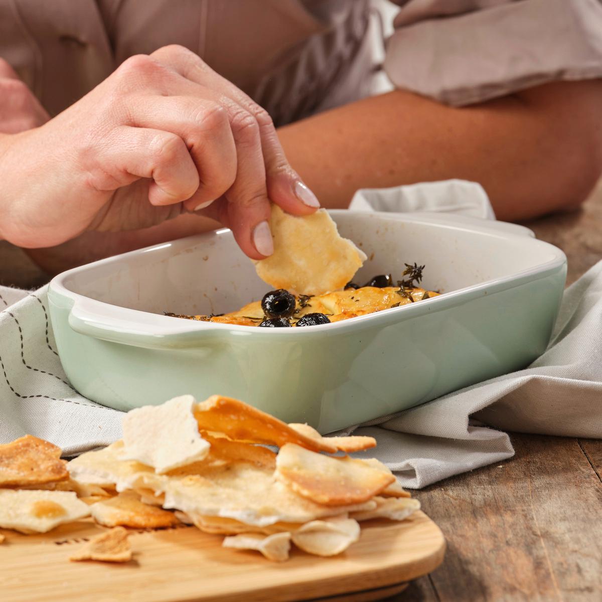 FORMA DO ZAPIEKANIA STONEWARE - jasnozielony/biały, Basics, materiały naturalne/ceramika (15cm) - Kitchenaid