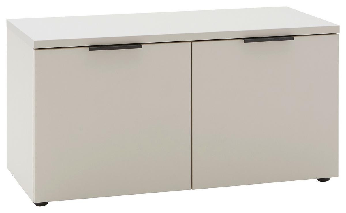 SIEDZISKO DO PRZEDPOKOJU INDO - czarny/kaszmir, Design, materiał drewnopochodny/tworzywo sztuczne (90/47/40cm) - Voleo