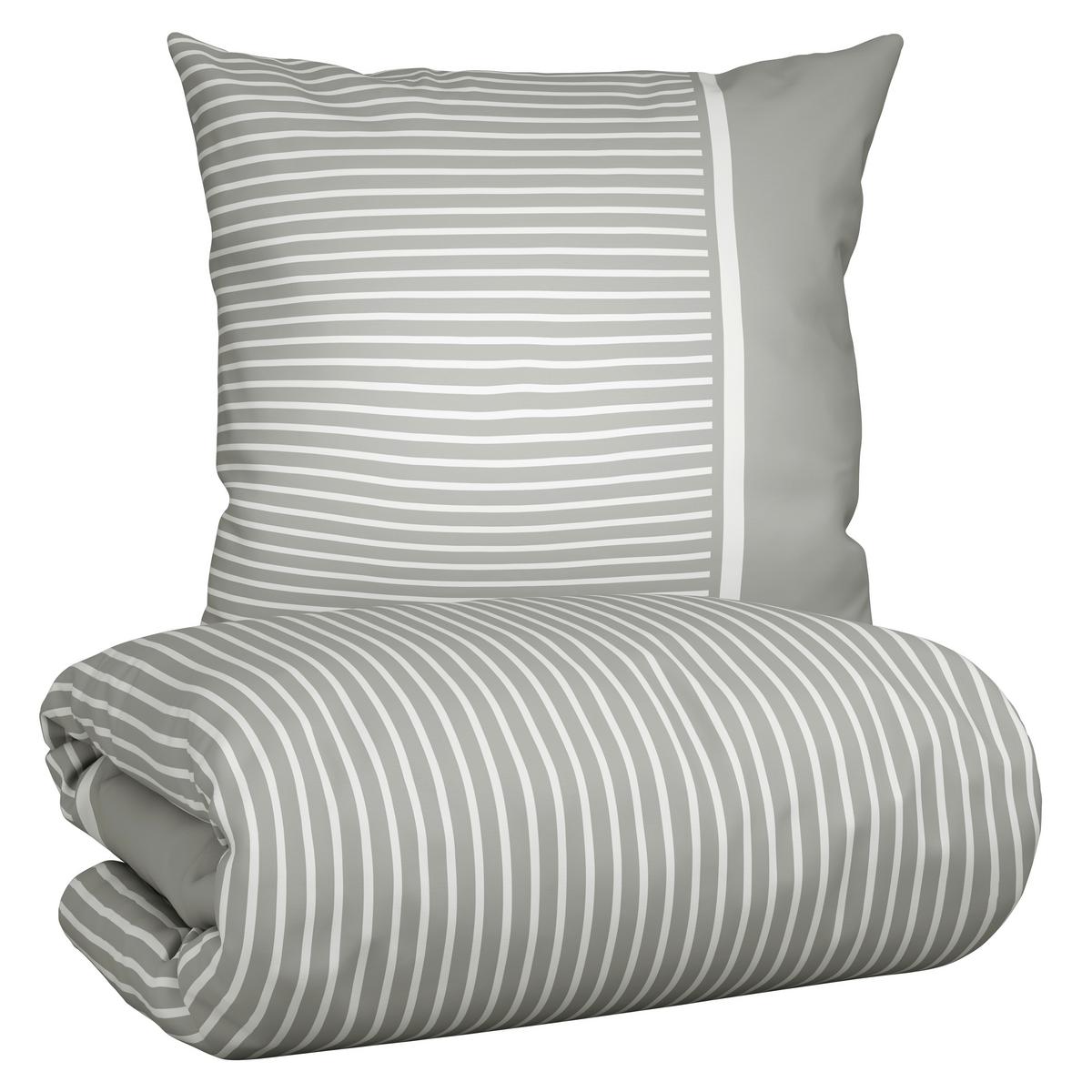 Bettwäsche Johannes XXL Hellgrau ca. 200x200cm - Hellgrau, KONVENTIONELL, Textil (200/200cm) - Mömax