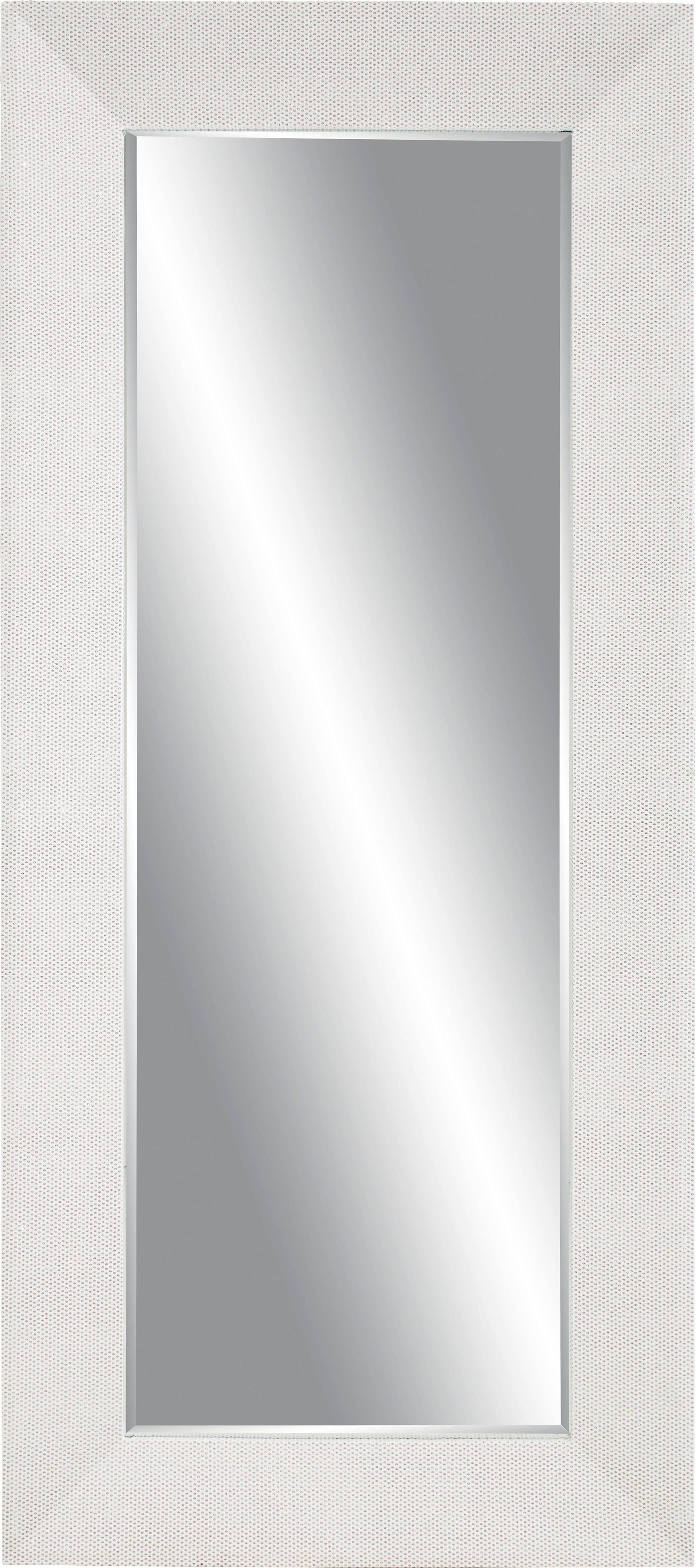 Fali Tükör Ezüst Színű Keret Glamour - Ezüst, Üveg/Fa (80/180/5cm)