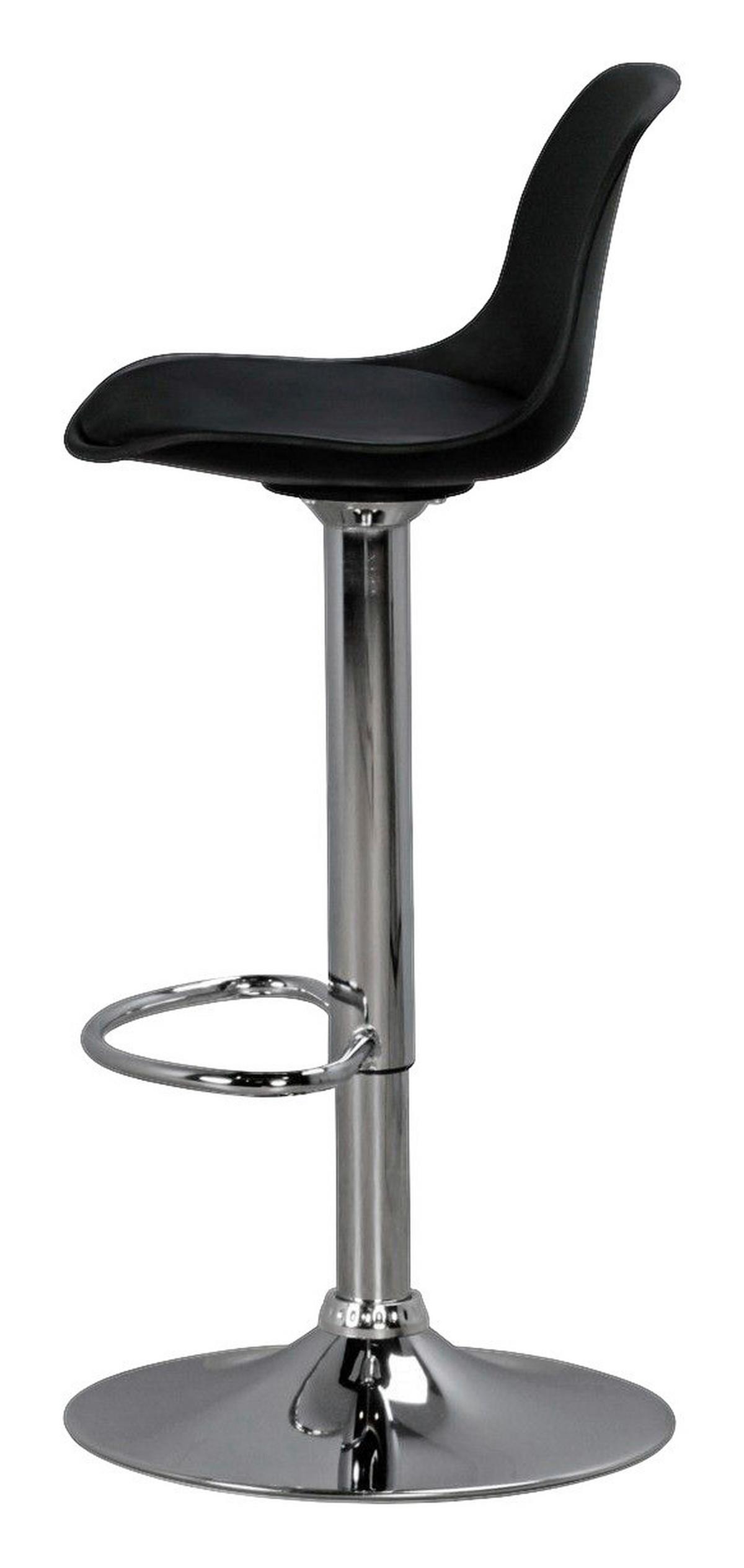 Barski Stol Korsika - barve kroma/črna, Moderno, kovina/umetna masa (40/104/40cm) - MID.YOU