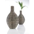 Váza "tobi" - barna/fekete, Lifestyle, további természetes anyagok/fém (32/60cm) - MÖMAX modern living