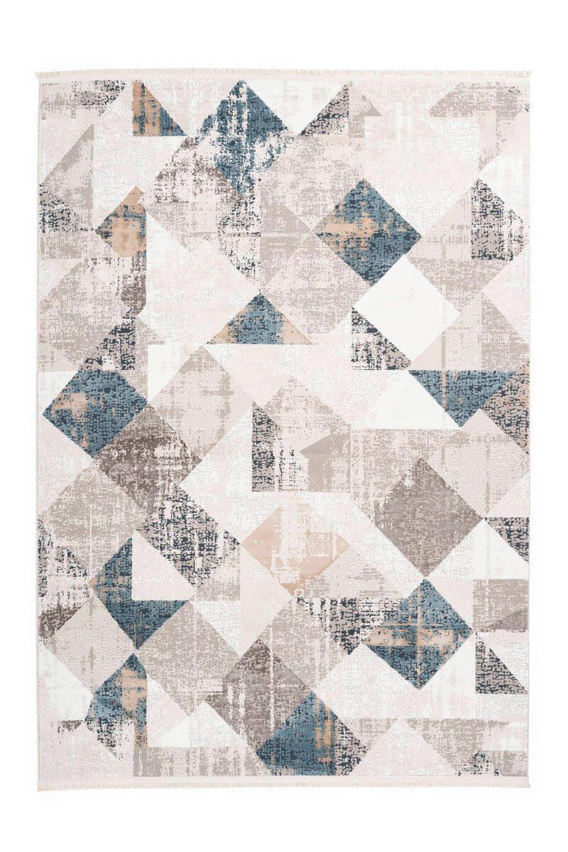 Vintage-teppich Akropolis - Blau/Grau, Design, Textil (120/180cm) - Kayoom