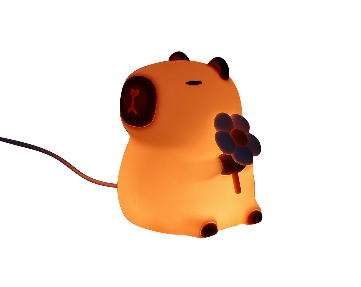 Nachtlicht Capybara Creme max. 2,5 Watt - Creme, MODERN, Kunststoff (9,2/11,1/9,1cm) - Mömax