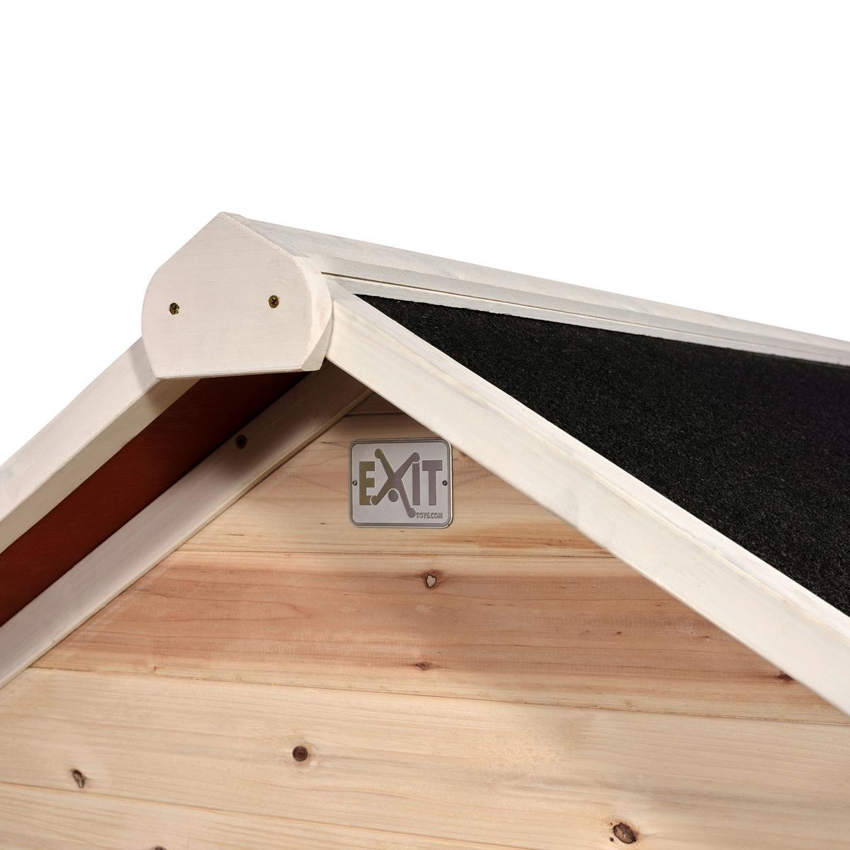Spielhaus Exit Loft Naturfarben/Kernbuche - Naturfarben/Kernbuche, KONVENTIONELL, Holz (149/135/159cm) - EXIT Toys